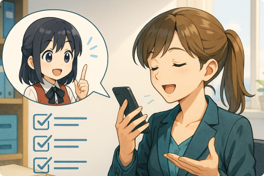 話すだけでカンタンに仕事依頼