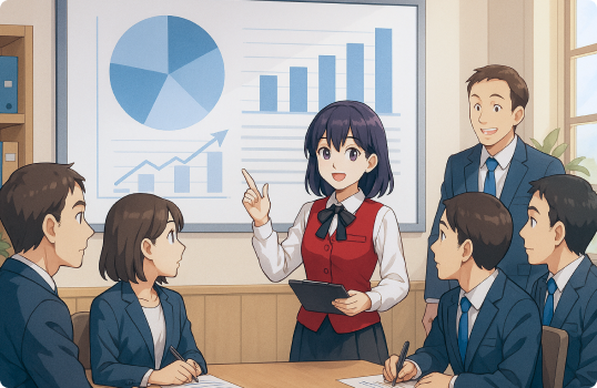 定期的なレポート作成も